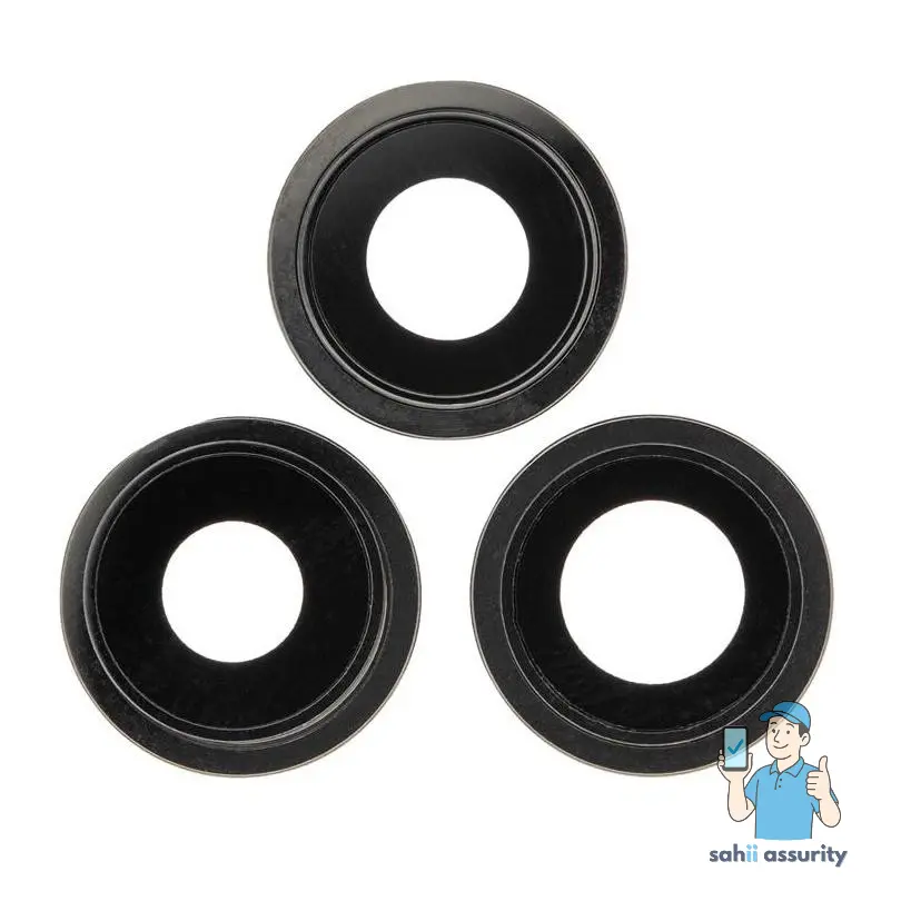 Camera Lens Glass with Frame for Apple iPhone 11 Pro Grey